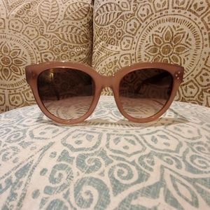 Celine Audrey 55mm Sunglasses Opaque Rose